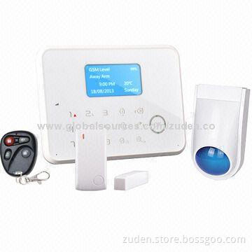 Wireless Intruder Alarm Systems with GSM/PSTN/LCD, Temperature Sensor, CID Protocol